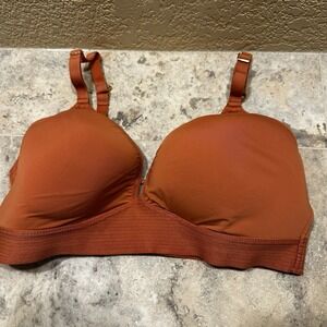Lively Wearlively The Busty Bralette 38C Rust Orange Red Wireless